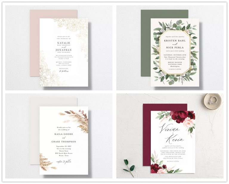 8 Types of Invitation Cards Perfect for Your Big Day