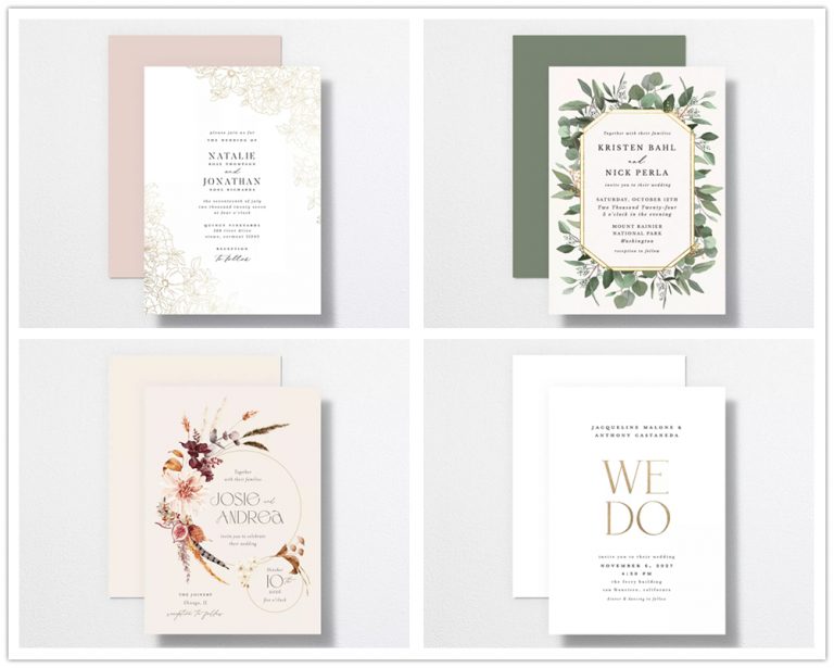 9 Stunning Wedding Invitations to Set the Perfect Tone for Your Big